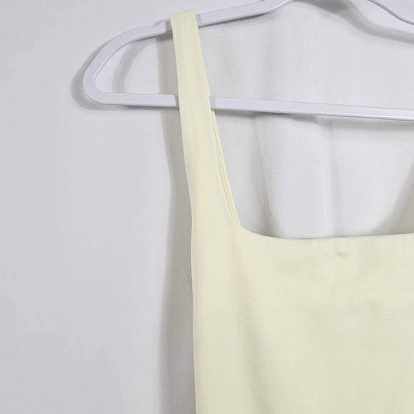 Aritzia Wilfred Saturn Midi Dress in Butter Yellow - Size M - Picture 4 of 13